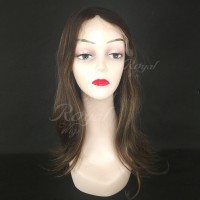 Wholesale Price Virgin Brazilian Human Hair Front Lace No Layer Wave Sheitels