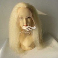 Wholesale Full Handtied Yak Hair White Wig and Beard