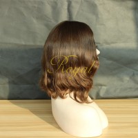 Wholesale short hair shoulder length jewish wig ,100% human hair wigs