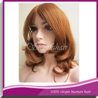 wholesale New Fashion Brazilain virgin human hair best 6A quality 10-32inch wig