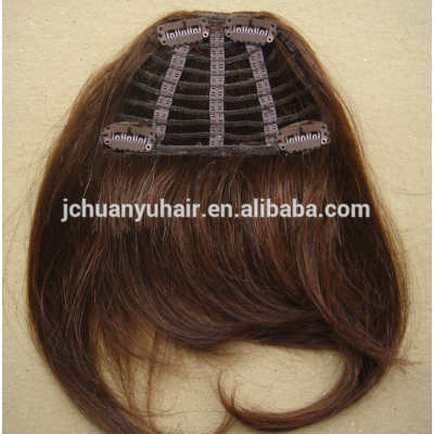 Wholesale price hot sale Best Quality 100% virgin remy hair Brazilian Remy Human Hair Extension Bangs