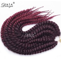 Wholesale fasion design high quality mambo twist braid hair extension